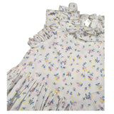 A' La Page Abito Manica Lunga Tinta Unita Fantasia Floreale per Bambina AL26 BIANCO A' LA PAGE 