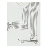 Stella Mccartney T-Shirt Girocollo Tinta Unita con Stampa per Neonato TW8Q81X BIANCO STELLA McCARTNEY 