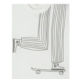 Stella Mccartney T-Shirt Girocollo Tinta Unita con Stampa per Neonato TW8Q81X BIANCO STELLA McCARTNEY 