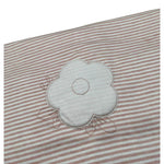 Barcellino Coperta Tinta Unita con Fantasia A Righe per Neonata 120910 ROSA BARCELLINO 