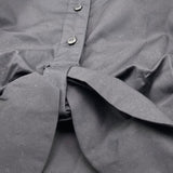 Kocca Camicia Tinta Unita Modello Crop per Bambina P22JCM6662AAUN0567 NERO Kocca 