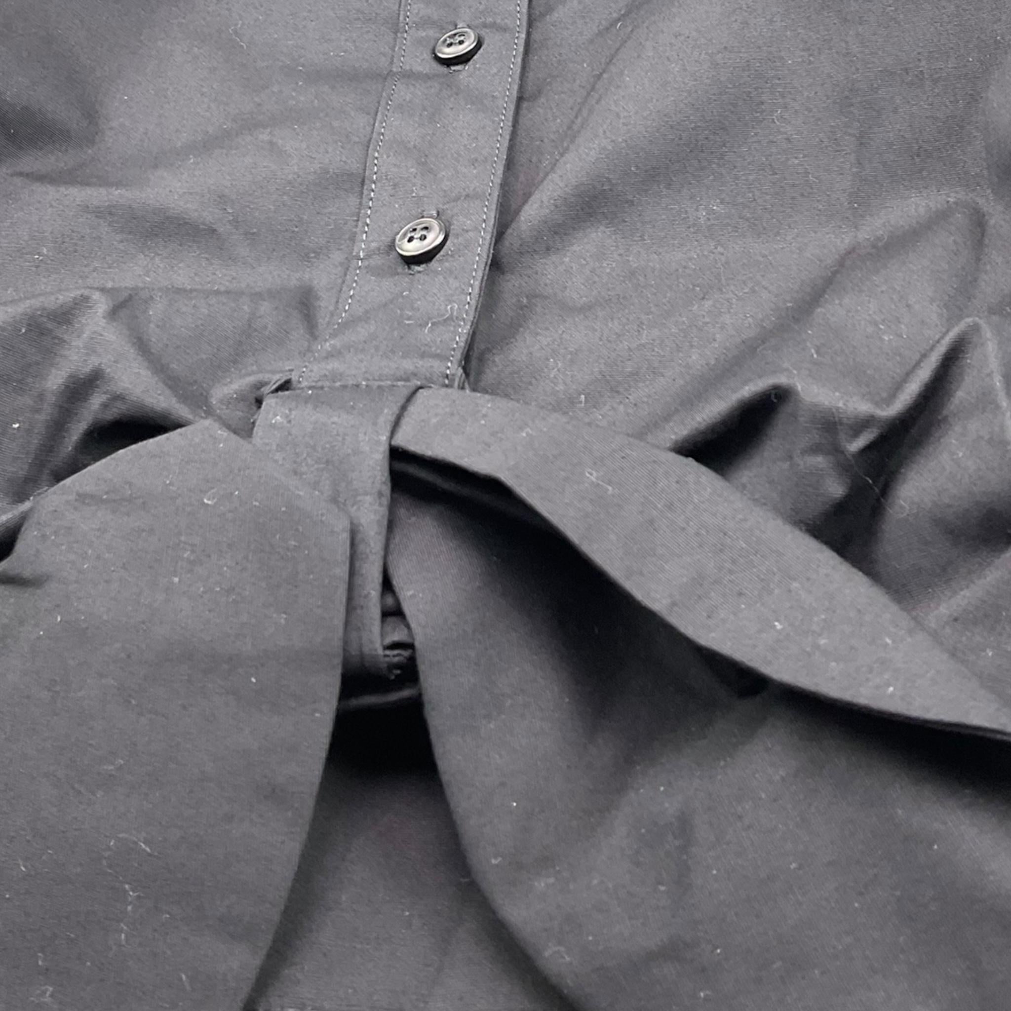 Kocca Camicia Tinta Unita Modello Crop per Bambina P22JCM6662AAUN0567 NERO Kocca 