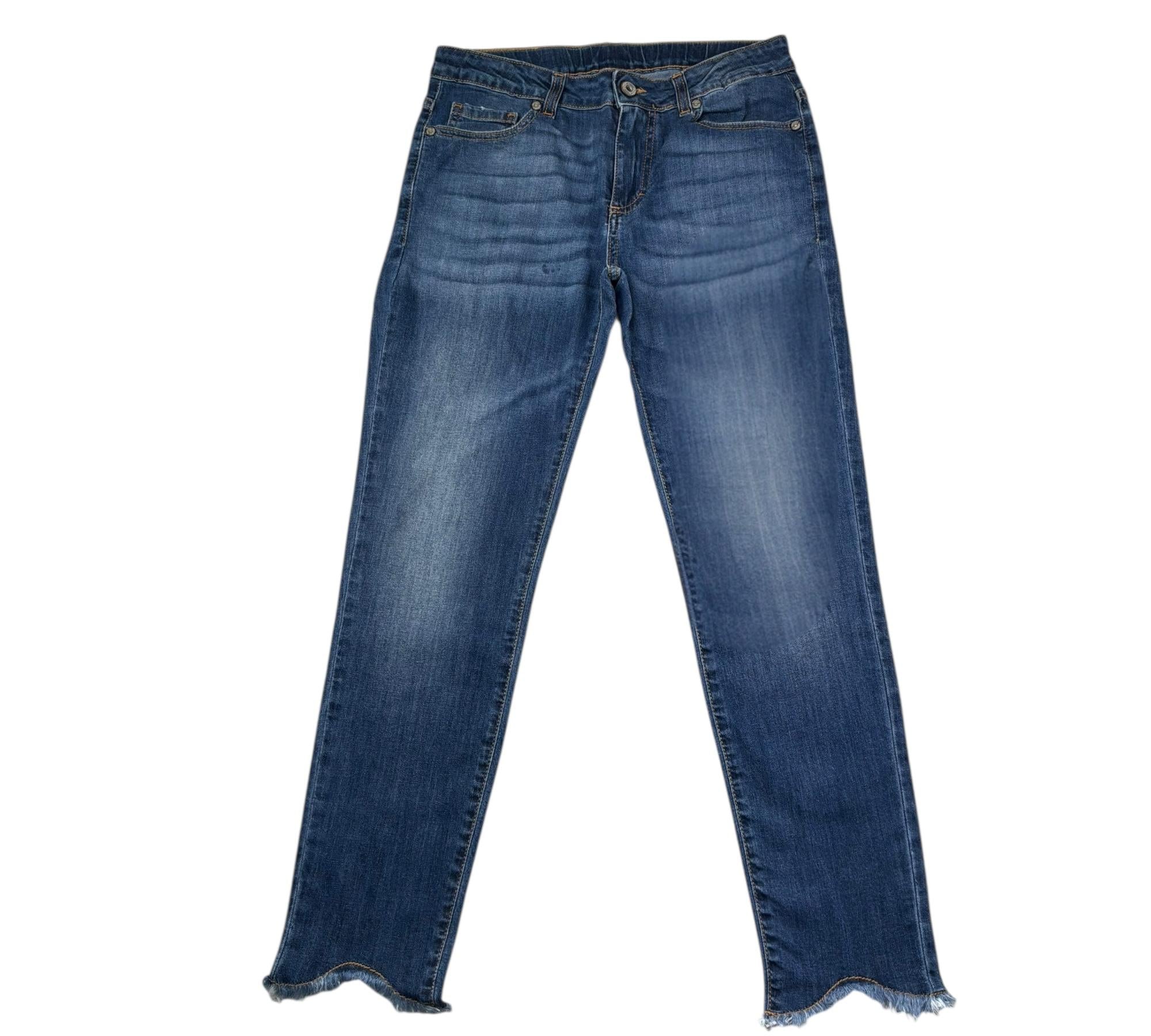 Dixie Jeans Tinta Unita con Girovita Regolabile per Bambina PHG7F95G344 BLU DIXIE 