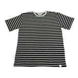 Paolo Pecora T-Shirt Girocollo tinta unita con Stampa A Righe Nero per Bambino P2668 NERO PAOLO PECORA 