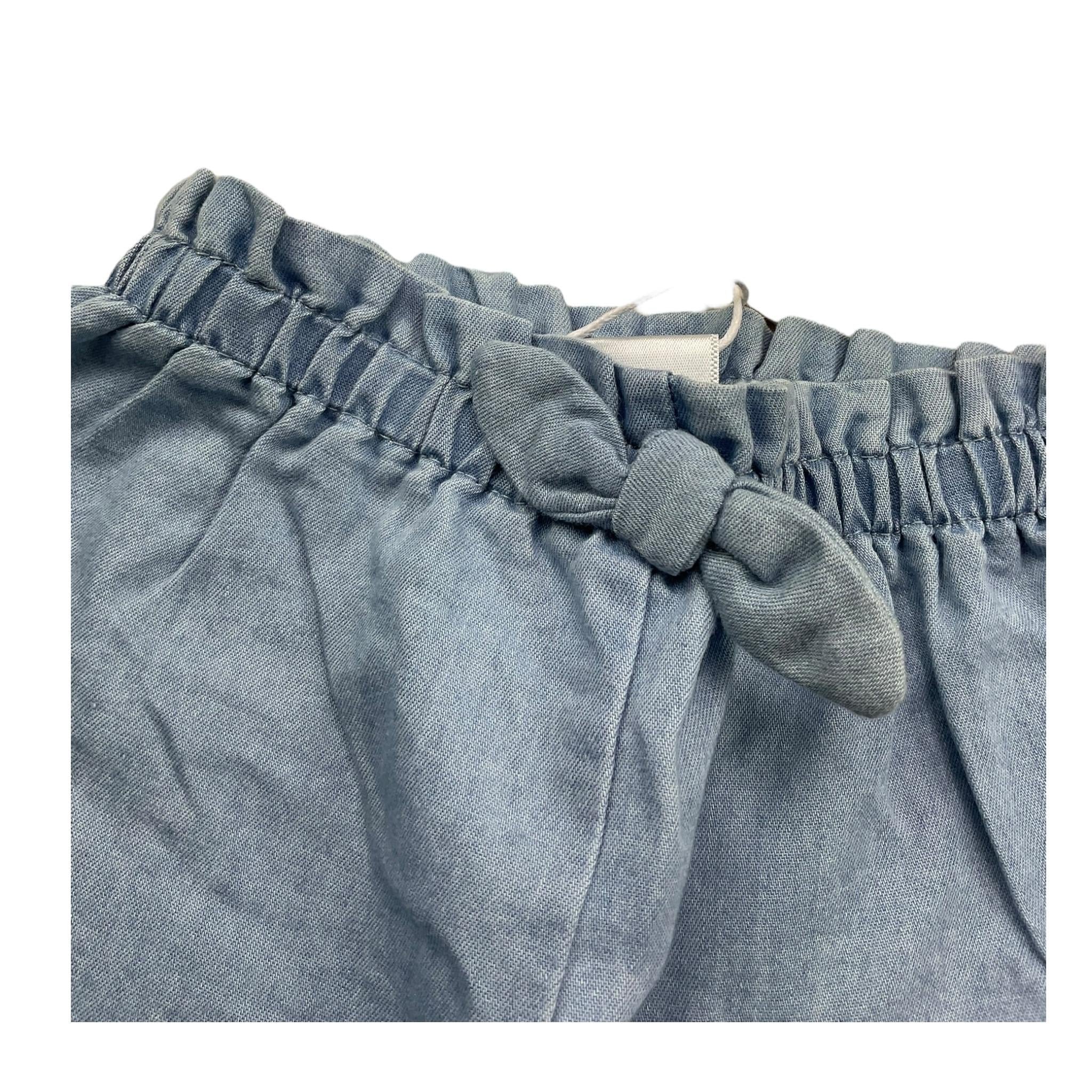 Mayoral Short Tinta Unita con Elastico Invita per Neonata 1258 AZZURRO MAYORAL 