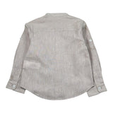 Pure Firenze Camicia Manica Lunga Collo Coreano tinta unita Beige per Neonato PC03176X BEIGE PURE FIRENZE 