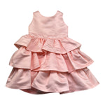 Meilisa Bai Abito Cerimonia Tinta Unita con Fiocco Giromanica per Neonata FL6264N PESCA MEILISA BAI 