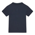Guess Polo Mezza Manica Tinta Unita con Logo per Neonato I82P02K5DS0 BLU GUESS 