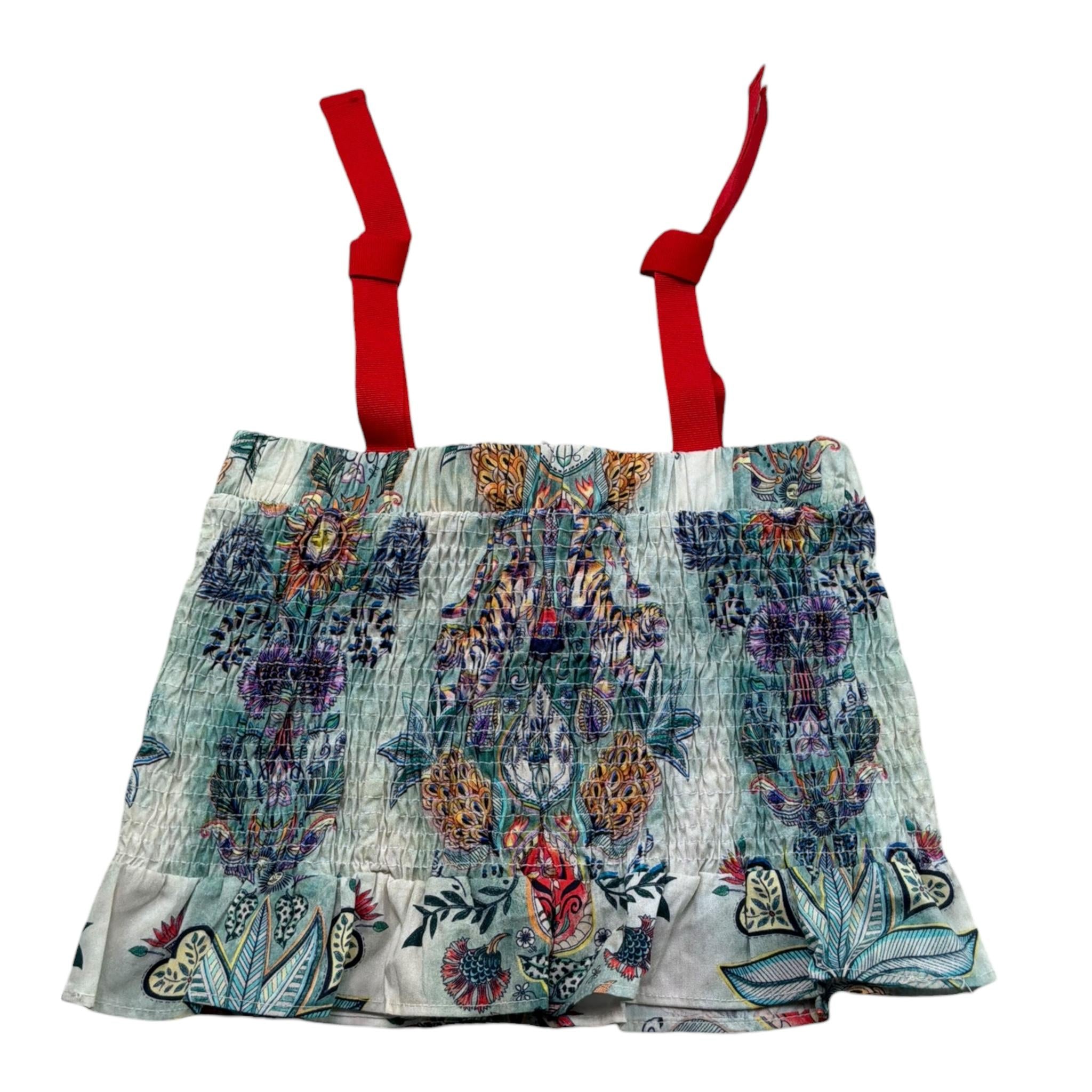 Just Cavalli Top Stampa Fantasia con Bretelle In Contrasto per Bambina JGP26115TO MULTICOLOR JUST CAVALLI 