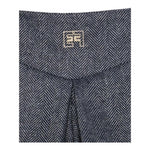 ELISABETTA FRANCHI short tinta unita con microfantasia Blu per Neonata EGBE019X BLU ELISABETTA FRANCHI 