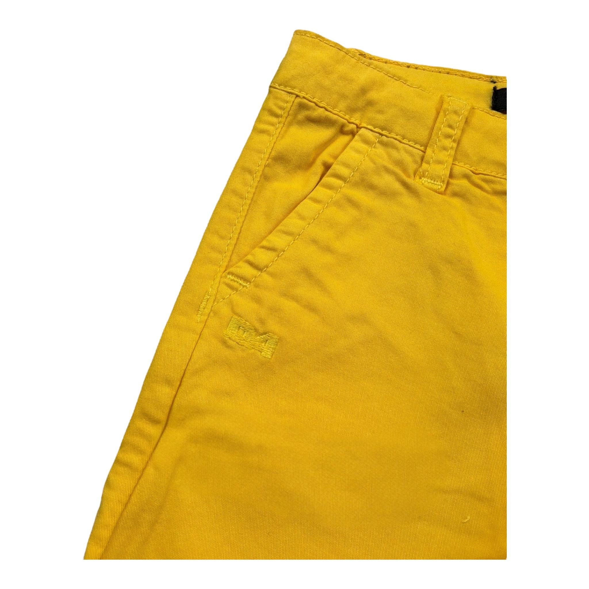 Daniele Alessandrini Bermuda Tinta Unita con Girovita Regolabile per Neonato 1296S00202NX GIALLO DANIELE ALESSANDRINI 