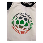 Bikkembergs T-Shirt Girocollo Tinta Unita con Maniche In Contrasto per Bambino BK1732J BIANCO BiKKEMBERGS 