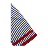 Ilfarobimbi Pantalone Bicolore con Fantasia A Righe  per Neonata IFB50474 BIANCO/AZZURRO ILFAROBIMBI 