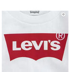 Levi'S Shirt Tinta Unita con Stampa per Neonato 6E8646 BIANCO LEVI'S 