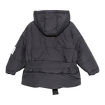 DOU DOU giubbino tinta unita con zip e cappuccio Nero per Bambina DV2P90 NERO DOU DOU 