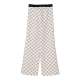 Elisabetta Franchi Pantalone Tinta Unita Modello Zampa per Bambina EFTA1000 AVORIO ELISABETTA FRANCHI 