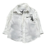 Iceberg Camicia Tinta Unita con Stampa per Bambino CMICE5113BJ BIANCO ICEBERG 