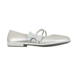 Gai  Mattiolo Ballerina Tinta Unita con Applicazione per Bambina GMS649103 PANNA GAI  MATTIOLO 