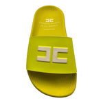 Elisabetta Franchi Ciabatte Tinta Unita con Logo per Bambina F3A0E0074 GIALLO ELISABETTA FRANCHI 