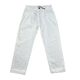 Paolo Pecora Pantalone Tinta Unita con Girovita Regolabile per Bambino PP4312 BIANCO PAOLO PECORA 