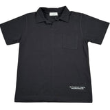 Paolo Pecora Polo Mezza Manica Tinta Unita con Taschino per Bambino PP4345 NERO PAOLO PECORA 
