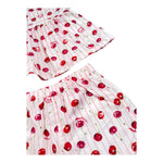 Moschino Completo 2 Pezzi Camicia-Short Tinta Unita con Stampa per Neonata MDG01P BIANCO MOSCHINO 