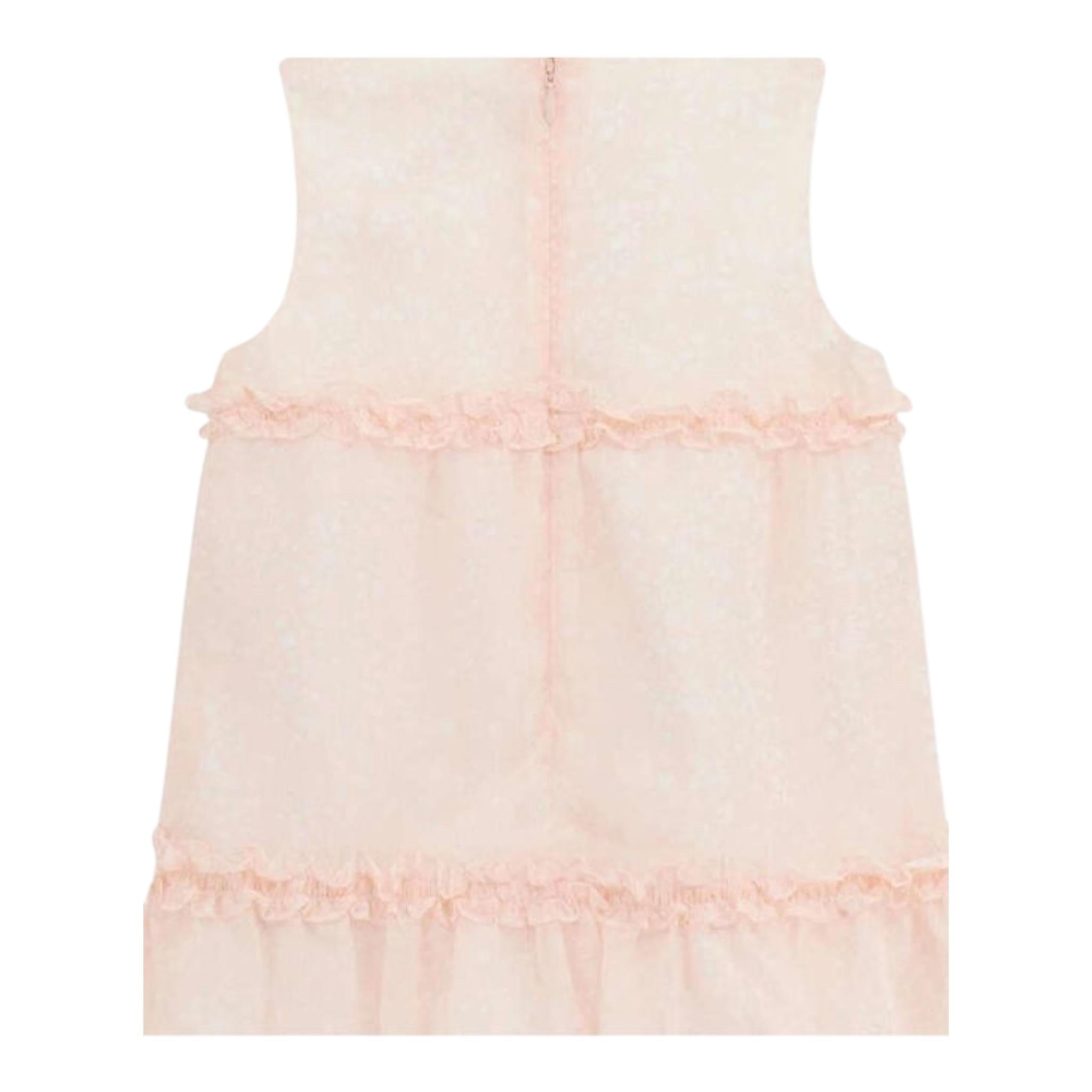 Guess Abito Tinta Unita Giromanica per Bambina K5GK09WA2T0 ROSA GUESS 