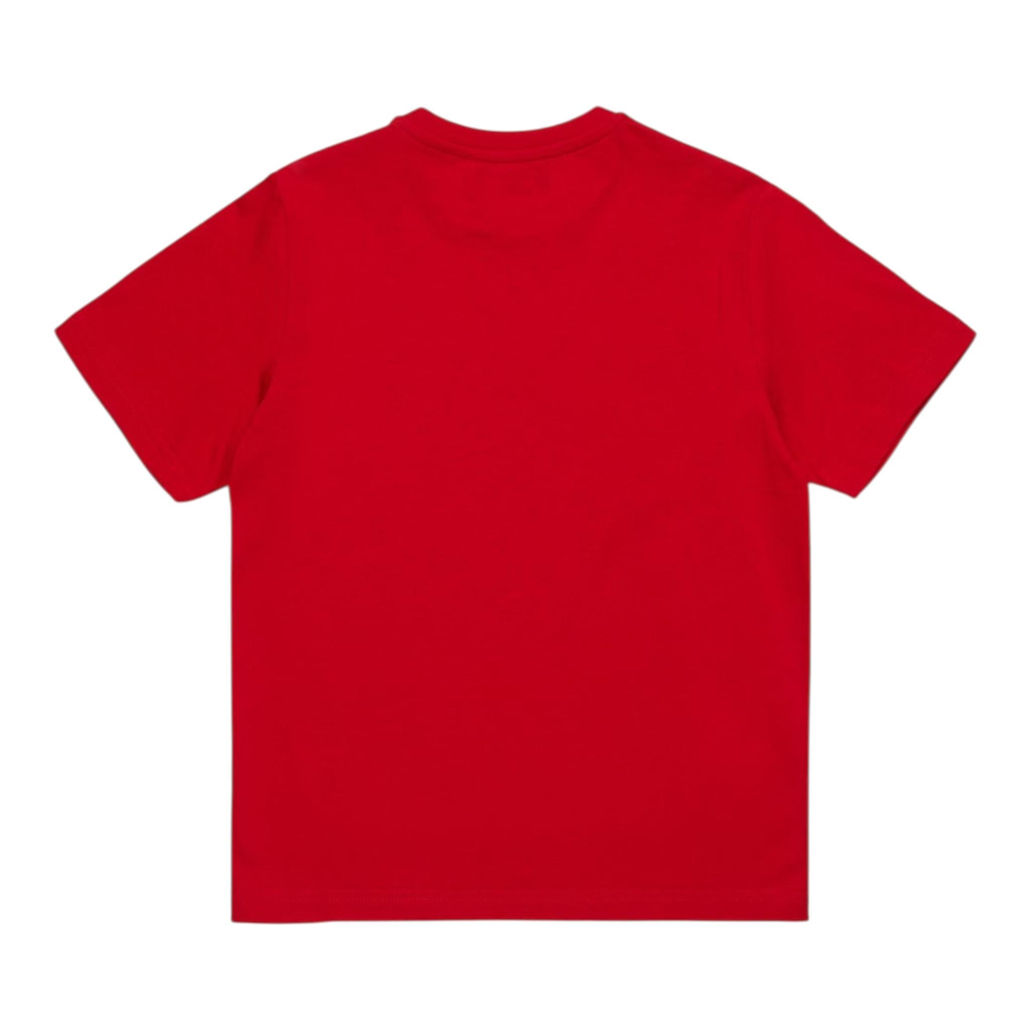 Dsquared2 T-Shirt Girocollo Tinta Unita con Stampa per Bambino DQ2823 ROSSO DSQUARED2 