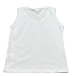 Mousse Canotta Tinta Unita con Stampa per Bambino DINOBEACHH BIANCO MOUSSE 