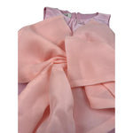 A' La Page Pagliaccetto Tinta Unita con Fiocco per Neonata AL21 ROSA A' LA PAGE 