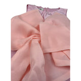 A' La Page Pagliaccetto Tinta Unita con Fiocco per Neonata AL21 ROSA A' LA PAGE 