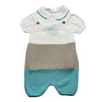 Juliana Completo 2 Pezzi Maglia-Pagliaccetto per Neonato 25201 PANNA JULIANA 