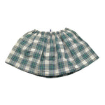 PICCOLA LUDO gonna tricolore con fantasia a quadri Verde per Bambina BS9WB027 VERDE PICCOLA LUDO 