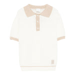 Eleventy Polo Mezza Manica Tinta Unita per Bambino EW9P01X PANNA ELEVENTY 