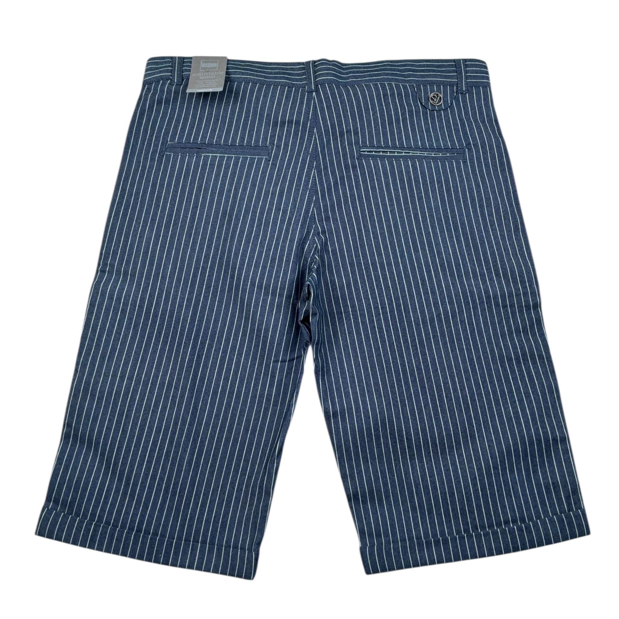 Sarabanda Bermuda Tinta Unita con Girovita Regolabile per Bambino 0W340 BLU SARABANDA 