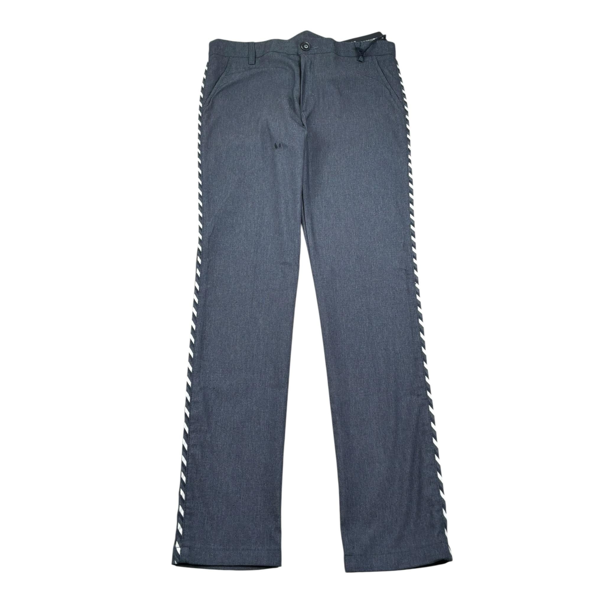 Manuel & Frank Pantalone Tinta Unita con Girovita Regolabile per Bambino MF1197R BLU MANUEL & FRANK 