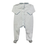 NANAN tutina tinta unita con stampa Azzurro per Neonato I2400106A AZZURRO NANAN 