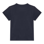 Guess T-Shirt Gircollo Tinta Unita con Stampa per Neonato I5RI03I3Z14X BLU GUESS 