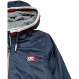 Sun68 Giubbino tinta unita con Cappuccio Blu per Neonato R303022 BLU SUN68 