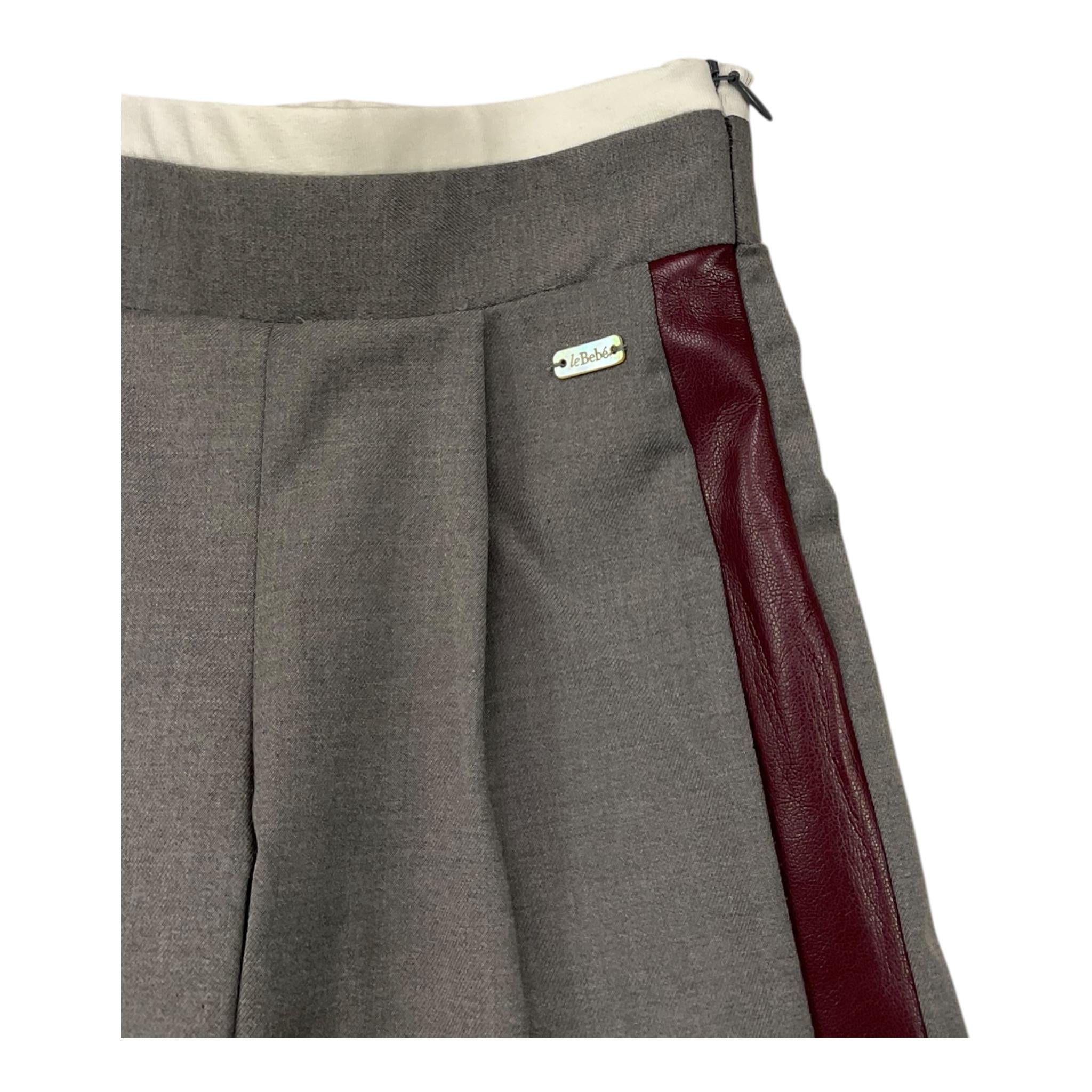 LE BEBE' pantalone modello palazzo tinta unita Grigio per Neonata LBG6084 GRIGIO LE BEBE' 