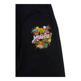MOUSSE pantalone tinta unita modello tuta con stampa Nero per Bambino HKPG371R NERO MOUSSE 