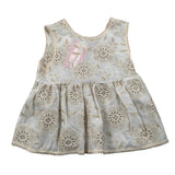 Imperial Camicia Giromanica Tinta Unita con Ricami per Bambina CC69390G75 PANNA IMPERIAL 