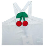 Piccola Ludo Top Tinta Unita con Applicazione per Bambina BF9WB077 BIANCO PICCOLA LUDO 