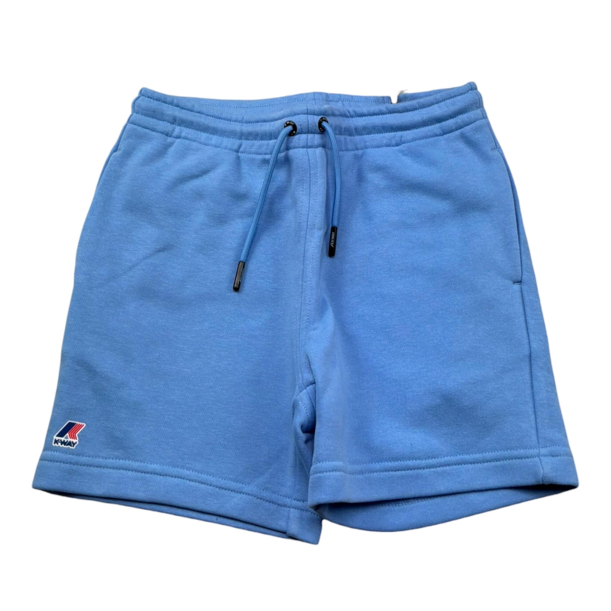 K-Way Bermuda Tinta Unita con Logo per Bambino K71434W AZZURRO K-WAY 