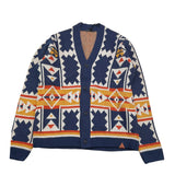 DANIELE ALESSANDRINI cardigan tinta unita con fantasia Blu per Bambino 1231W1444 BLU DANIELE ALESSANDRINI 