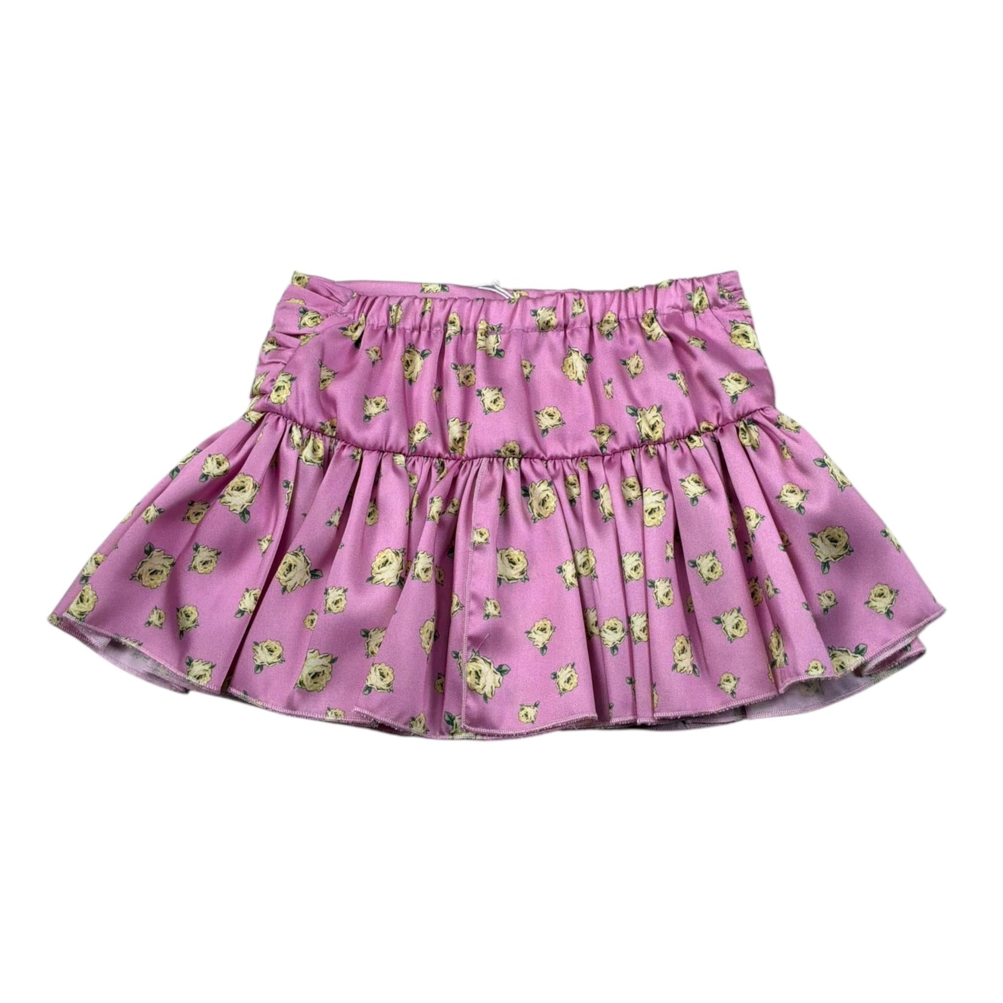 M+E' Gonna Tinta Unita con Stampa per Neonata UE1745NX ROSA M+E' 