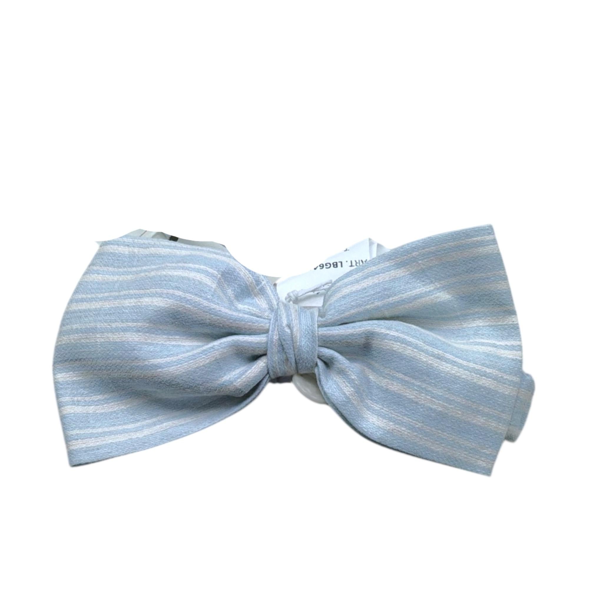 Le Bebe' Fascia Tinta Unita con Fiocco per Neonata LBG6413 AZZURRO LE BEBE' 