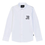 John Richmond Camicia Tinta Unita con Logo per Bambino RBP25028CAXX BIANCO JOHN RICHMOND 