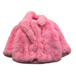 FUN & FUN giubbino pelliccia tinta unita con zip Rosa per Neonata FNBJK12695 ROSA FUN & FUN 