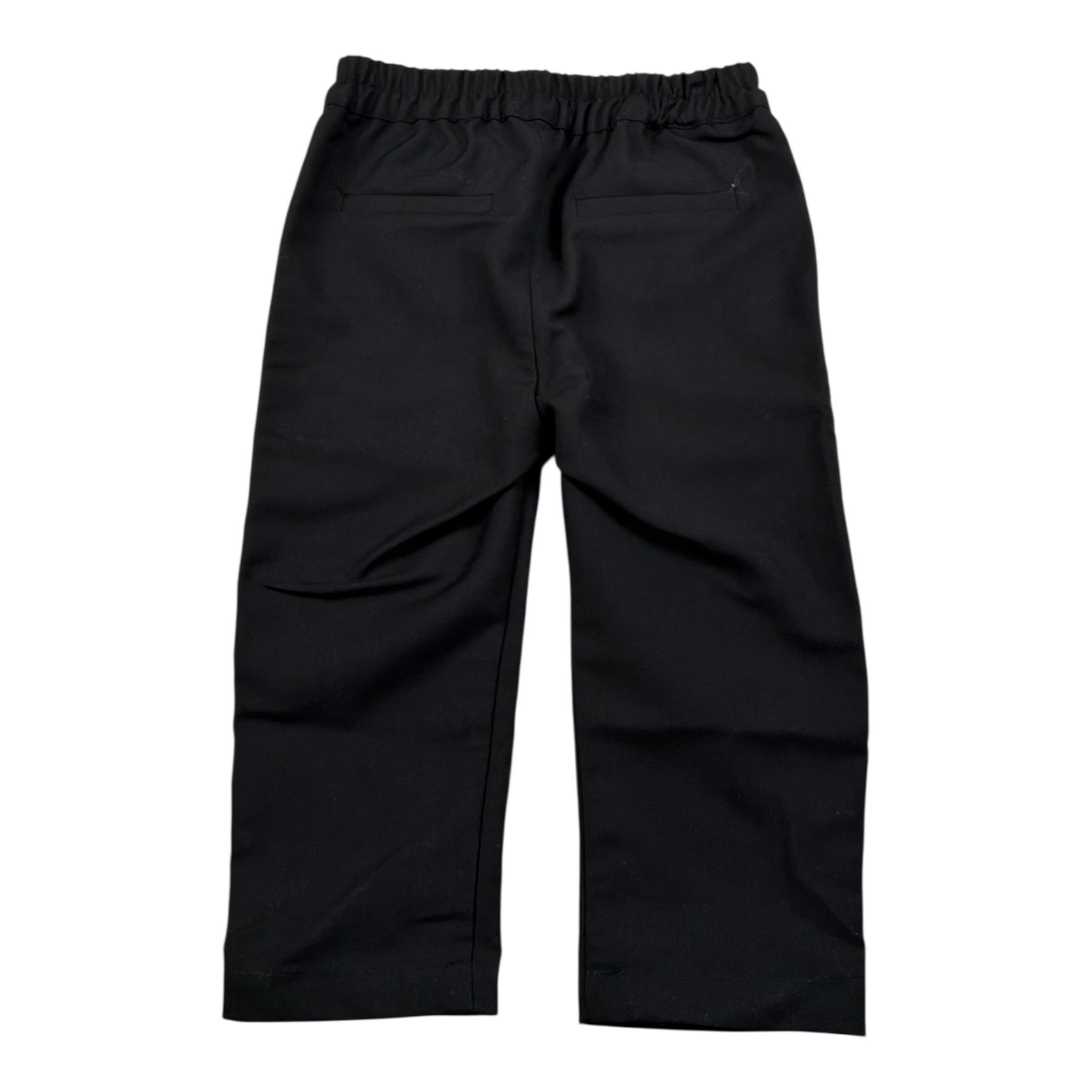 John Richmond Pantalone Tinta Unita con Elastico In Vita per Neonato RIP23083PA NERO JOHN RICHMOND 